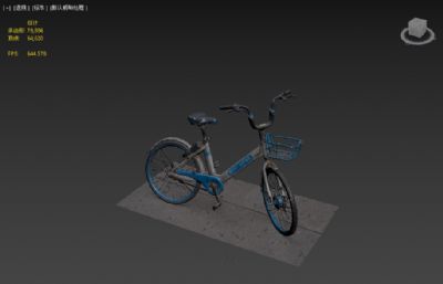 共享单车,3D扫描实体模型