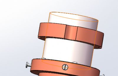 激光焊接头,激光熔覆头solidworks数模模型