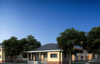 科研基地,亲水平台私人别墅,湿地公园办公楼3dmax模型