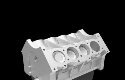 V8引擎3dmax模型
