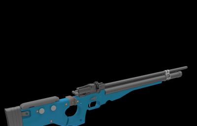 PCP半自动气动步枪3dmax模型