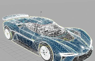 2018款蔚来EP9新能源电动超级跑车3dmax模型