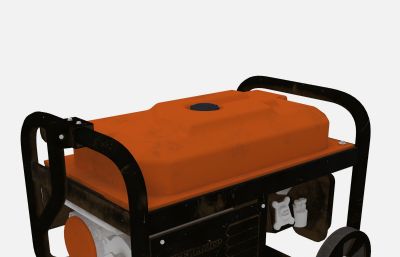柴油发电机3dmax模型