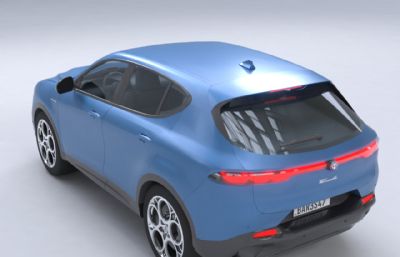 2023款阿尔法罗密欧Tonale汽车3D模型