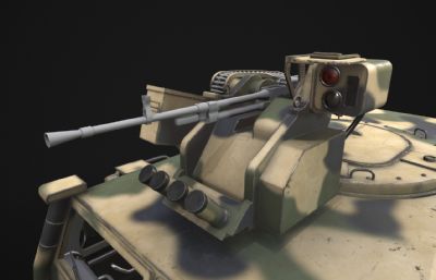 虎式装甲车,步战车3D模型