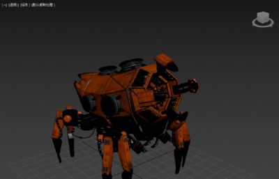 机械蜘蛛,漏斗机器人虫3dmax模型