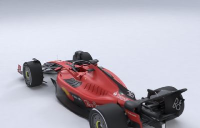 2023款法拉利Ferrari SF23赛车3D模型