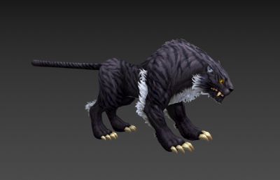 黑豹游戏怪物3D模型