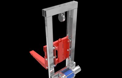 绞车堆垛机3dmax模型