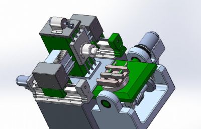 5轴机床设备solidworks模型
