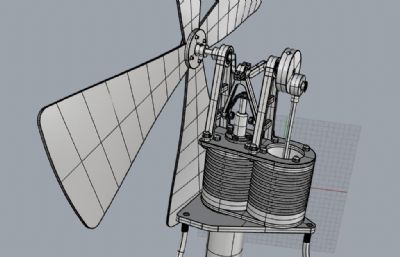发动机风扇部件stp模型
