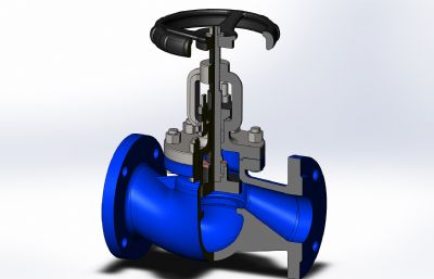 阀门solidworksm模型