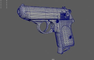 沃尔特手枪,半自动手枪游戏道具