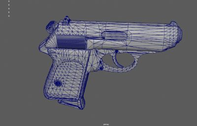 沃尔特手枪,半自动手枪游戏道具