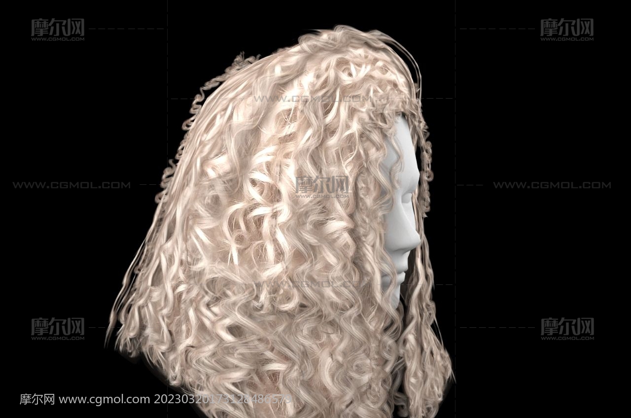 秋冬烫一款“不一样的小羊毛卷”-女生发型-条码图