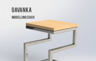 简易椅,弓形椅造型
