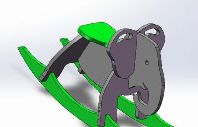 大象木马摇摇椅