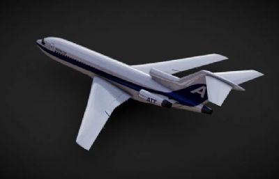 波音727飞机模型