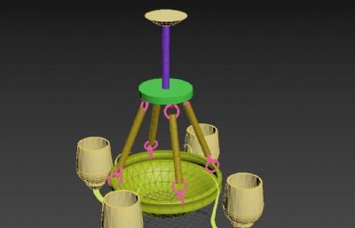 吊灯max模型