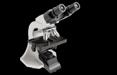 显微镜高模Maya模型