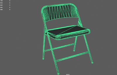 旧金属折叠椅 休闲椅子 折叠椅子