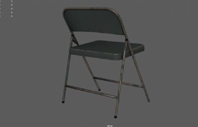 旧金属折叠椅 休闲椅子 折叠椅子