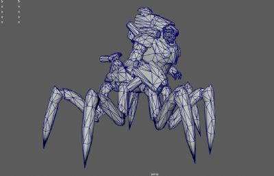 科幻蜘蛛机器人 机甲蜘蛛守卫 蜘蛛怪物外星人