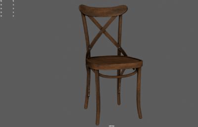 木椅 休闲高脚椅子 欧式实木家具