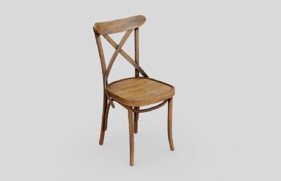 木椅 休闲高脚椅子 欧式实木家具