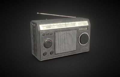 老式收音机Radio 古董收音机 老式磁带机