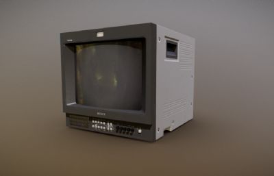 sony古董电视 老式电视机 黑白电视机