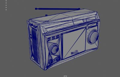 老式收音机Radio 古董收音机 老式磁带机