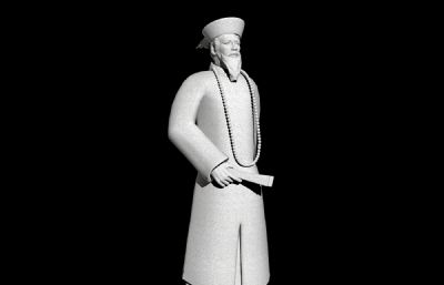 林则徐,古代清朝官员古代人物雕塑
