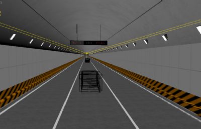 隧道剖面图,隧道通车,隧道内部结构原理3D模型