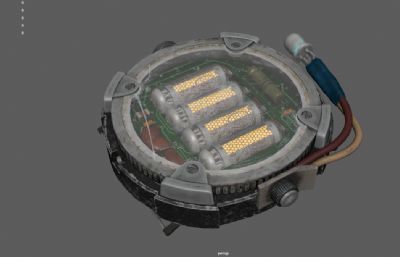 高爆炸弹 改装能量炸弹科幻装置 游戏道具