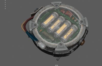 高爆炸弹 改装能量炸弹科幻装置 游戏道具
