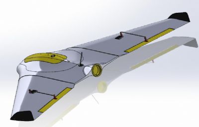 大展翼无人机solidworks模型