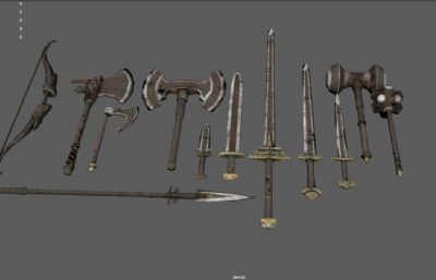 锤子 斧子 北欧武器装备道具