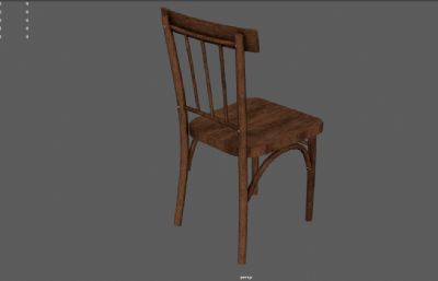 老式餐厅椅子 中式椅子 靠背椅木椅