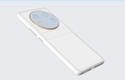 XIAOMI小米13 ULTRA手机3D模型(KSP+STP素模),KEYSHOT2023渲染
