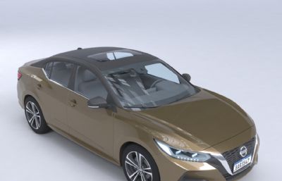 2023款日产轩逸,日产(进口)-Sentra汽车3dmax模型
