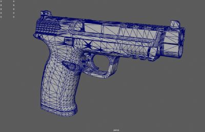史密斯韦森MP9手枪 战术手枪 伯莱塔M9手枪游戏道具
