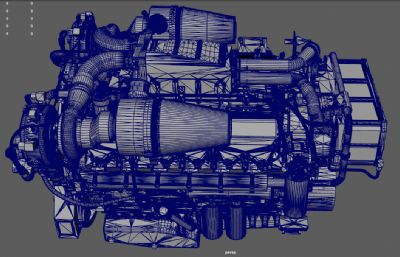 汽车发动机 引擎 涡轮增压发动机