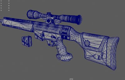 PSG1狙击步枪 反器材狙击枪 游戏武器