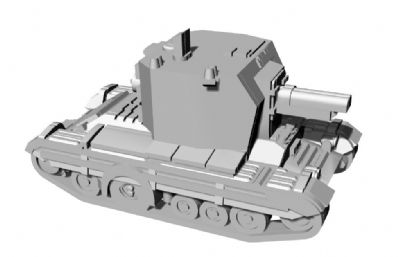 多款卡通小坦克stl模型