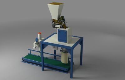 包装秤工业设备3dmax模型