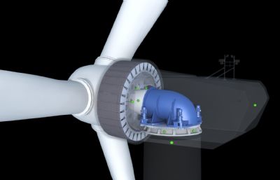 风力发电系直驱检测点,风力发电机内部结构