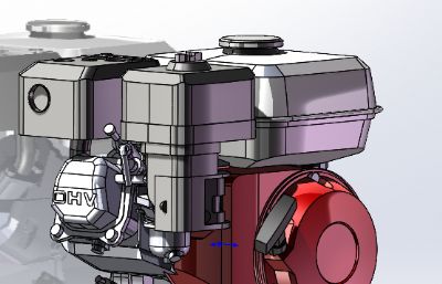 GX160单缸发动机模型