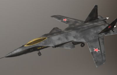 SU-47金雕 (苏)战斗机OBJ模型