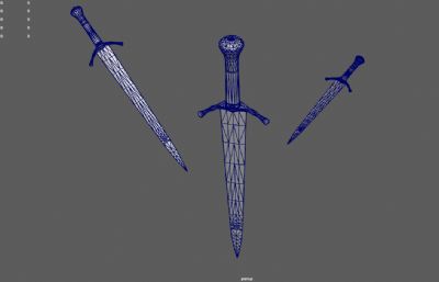 中世纪长剑 骑士剑 古代精钢剑